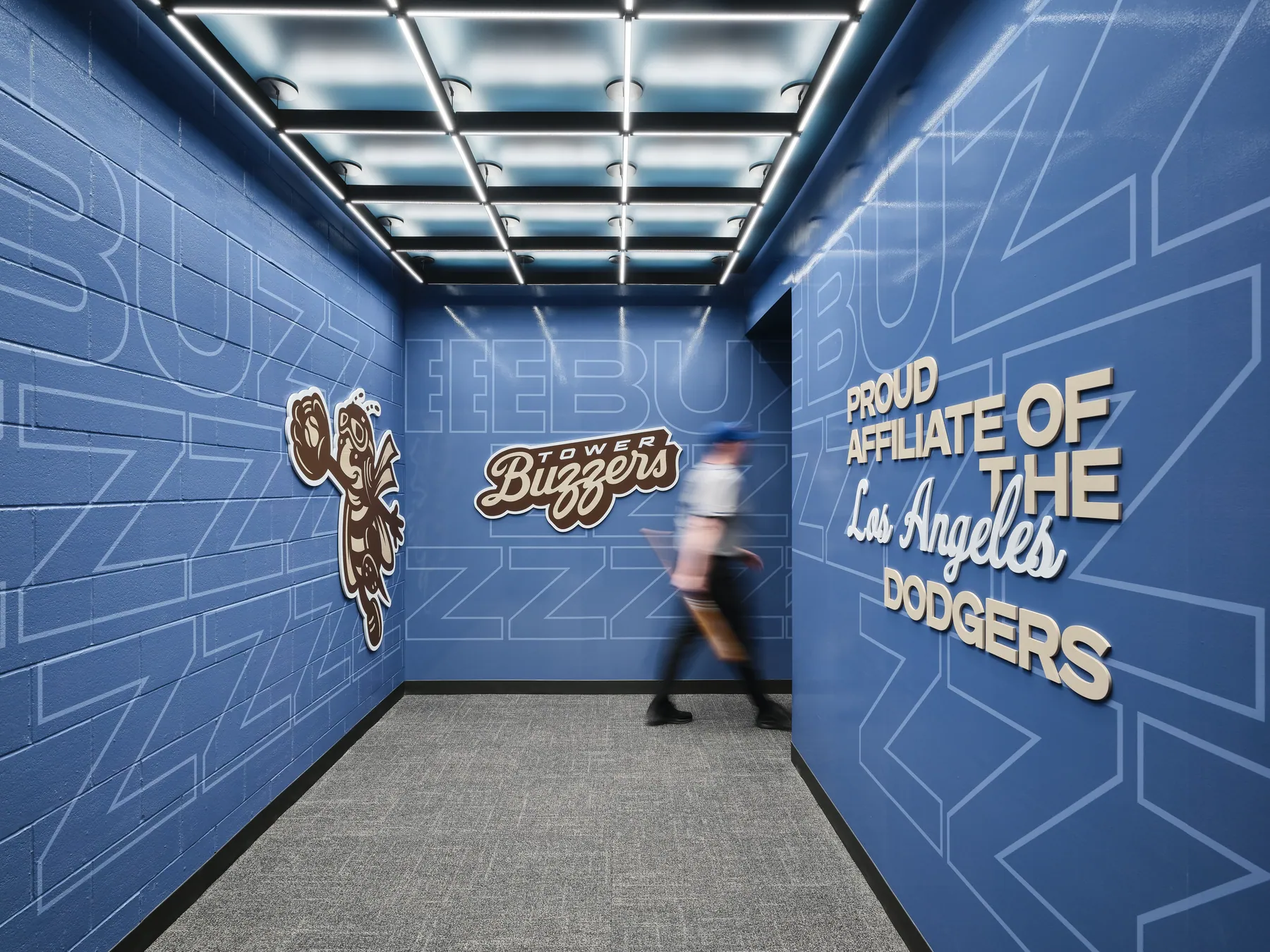 Ontario Ballpark, Dodgers affiliate corridor