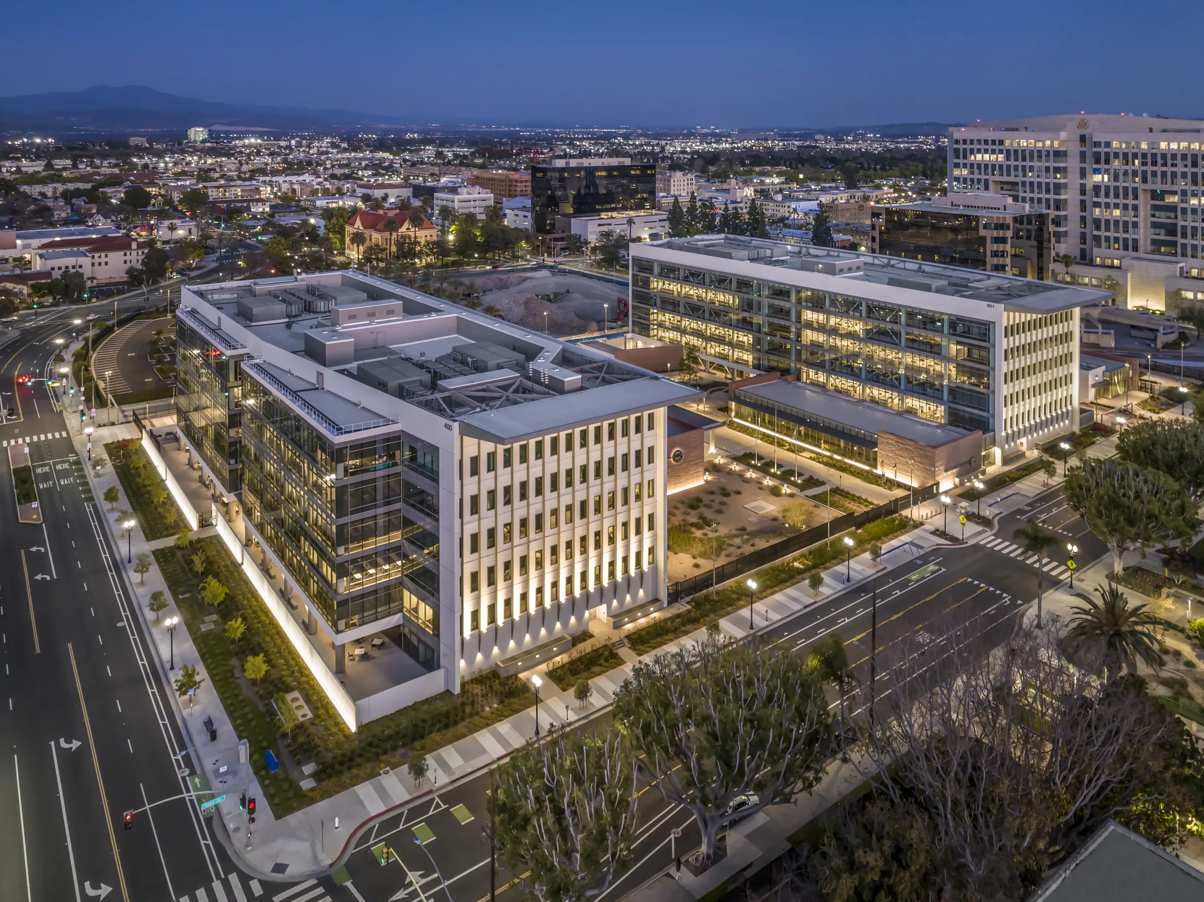 OC Gov Center - birds eye